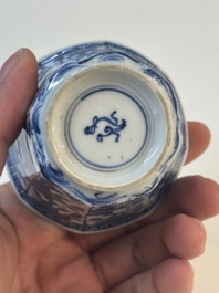 16 Chinese blue and white wares, Ming/Qing