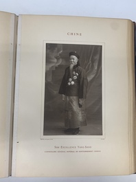 A commemorative book for foreign participators of the Brussels International Exhibition, dated 1910