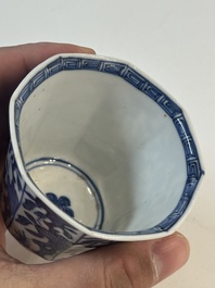 16 Chinese blue and white wares, Ming/Qing
