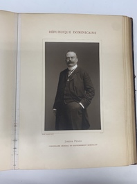 A commemorative book for foreign participators of the Brussels International Exhibition, dated 1910