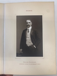A commemorative book for foreign participators of the Brussels International Exhibition, dated 1910