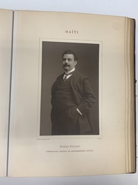 A commemorative book for foreign participators of the Brussels International Exhibition, dated 1910
