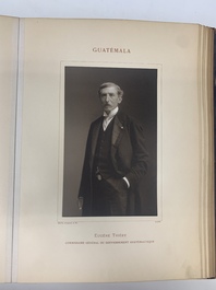 A commemorative book for foreign participators of the Brussels International Exhibition, dated 1910
