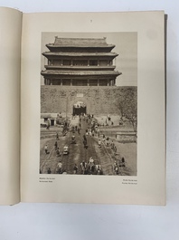 Heinz v. Perckhammer: 'Peking', a photography book on Beijing, dated 1928