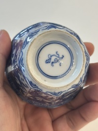 16 Chinese blue and white wares, Ming/Qing