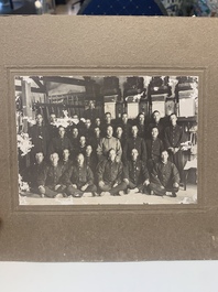 A collection of 18 Japanese military, academic and personal photographs, early 20th C.