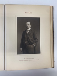 A commemorative book for foreign participators of the Brussels International Exhibition, dated 1910