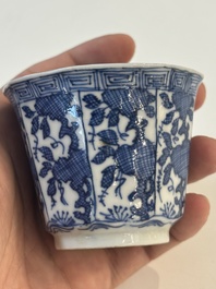 16 Chinese blue and white wares, Ming/Qing
