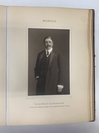 A commemorative book for foreign participators of the Brussels International Exhibition, dated 1910