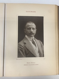 A commemorative book for foreign participators of the Brussels International Exhibition, dated 1910