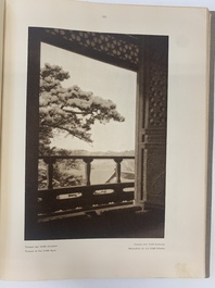 Heinz v. Perckhammer: 'Peking', a photography book on Beijing, dated 1928