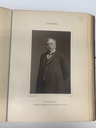 A commemorative book for foreign participators of the Brussels International Exhibition, dated 1910