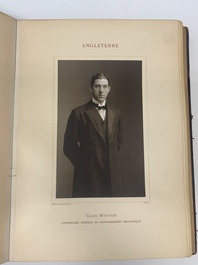 A commemorative book for foreign participators of the Brussels International Exhibition, dated 1910