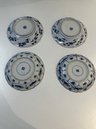 16 Chinese blue and white wares, Ming/Qing