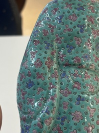 Four Chinese famille rose figures, Ge Yi Tai 戈益泰 mark, 19/20th C.