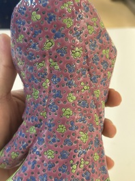 Four Chinese famille rose figures, Ge Yi Tai 戈益泰 mark, 19/20th C.