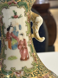 15 Chinese famille rose, qianjiang cai and monochrome wares, 19/20th C.