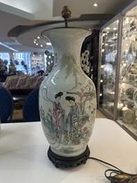 15 Chinese famille rose, qianjiang cai and monochrome wares, 19/20th C.