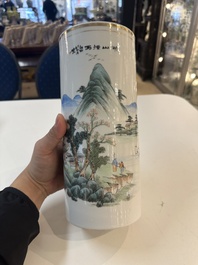 15 Chinese famille rose, qianjiang cai and monochrome wares, 19/20th C.