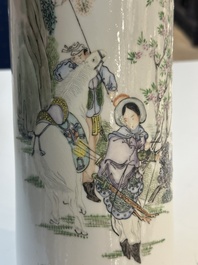 15 Chinese famille rose, qianjiang cai and monochrome wares, 19/20th C.