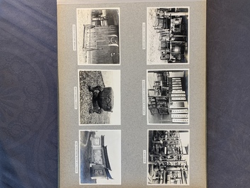 A photo album with sights, landmarks and people of Shanghai, 19/20th C.