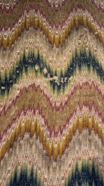 A large Italian woollen embroidered 'Bargello' or flame stitch wall hanging, 18th C.