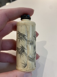 A collection of ten Chinese snuff bottles, 19/20th C.