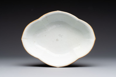 A Chinese famille rose 'Wu Shuang Pu' vase and a tazza, 19/20th C.