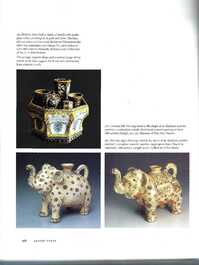 A rare Annamese or Vietnamese polychrome-enamelled 'elephant' jug, 16th C.
