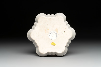 A fine Chinese famille rose tea caddy and a pattipan or teapot stand, Yongzheng/Qianlong