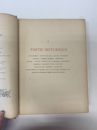 Alphonse Favier: 'P&eacute;king: histoire et description', dated 1897