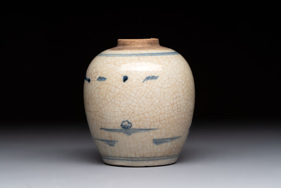 Four Chinese and Annamese or Vietnamese blue and white wares, 15th/19th C.