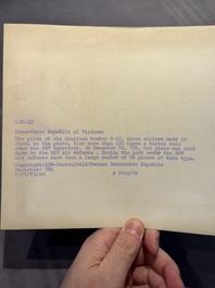 A collection of 19 photographs from the Vietnam War, taken by various press photographers, 3rd quarter 20th C.
