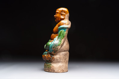 A Chinese fahua Milefo Buddha, Ming