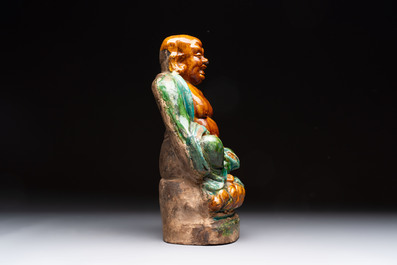 A Chinese fahua Milefo Buddha, Ming
