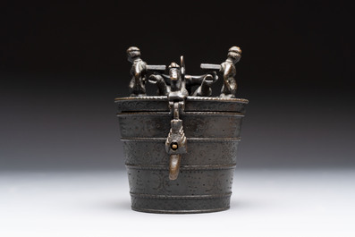 A bronze nest of weights, Nuremberg, Germany, 17th C.