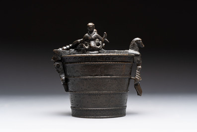 A bronze nest of weights, Nuremberg, Germany, 17th C.