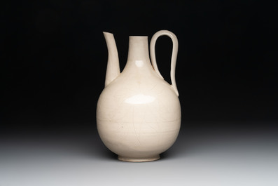 A group of six Chinese monochrome ding-type wares, Song/Yuan