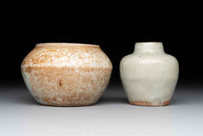 A group of six Chinese monochrome ding-type wares, Song/Yuan
