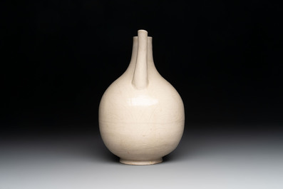 A group of six Chinese monochrome ding-type wares, Song/Yuan