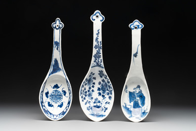 Ten Chinese blue and white wares, Jin Tang Fa Ji 錦堂發記 and Wan Yu 玩玉 mark, 18/20th C.