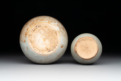 A group of six Chinese monochrome ding-type wares, Song/Yuan