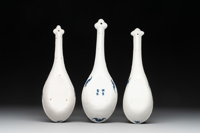 Ten Chinese blue and white wares, Jin Tang Fa Ji 錦堂發記 and Wan Yu 玩玉 mark, 18/20th C.