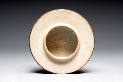 Ten Chinese Nanking famille rose and verte vases, 19/20th C.