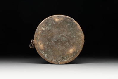A varied collection of ten Indian bronze objects, 19/20th C.
