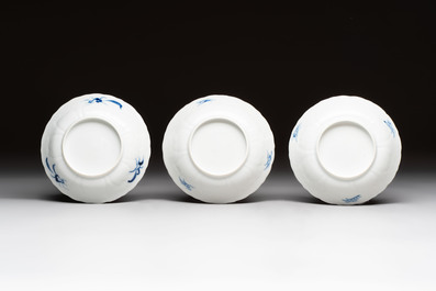20 Chinese blue and white wares, 19th C.