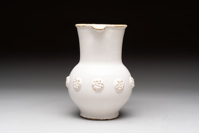Three plates, a pair of covered vases and a jug, The Netherlands and Spain, 18/19th C.