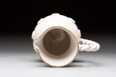 Three plates, a pair of covered vases and a jug, The Netherlands and Spain, 18/19th C.