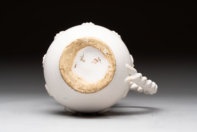 Three plates, a pair of covered vases and a jug, The Netherlands and Spain, 18/19th C.