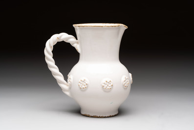 Three plates, a pair of covered vases and a jug, The Netherlands and Spain, 18/19th C.